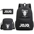 Conjunto de mochilas escolares JoJos Bizarres Adventures 3 unidades para crianças
