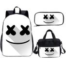 Conjunto de mochilas escolares Marsh Smile, 3 peças com bolsa de ombro P
