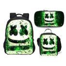 Conjunto de mochilas escolares Marsh Smile, 3 unidades para estudantes Conjunto de mochilas escolares Marsh Smile, 3 unidades para estudantes