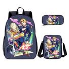 Conjunto de mochilas escolares, mochila Jojo's Bizarre Adventure, 3 unidades