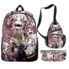 Conjunto de mochilas escolares My Heros Academias, 3 unidades para crianças