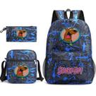 Conjunto de mochilas escolares ScoobyDoos, 3 unidades para estudantes Conjunto de mochilas escolares ScoobyDoos, 3 unidades para estudantes