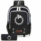 Conjunto de mochilas escolares Sevens Deadly Sins Meliodas para crianças Conjunto de mochilas escolares Sevens Deadly Sins Meliodas para crianças