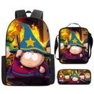 Conjunto de mochilas escolares South Parks Erics Cartmans para crianças