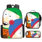 Conjunto de mochilas escolares South Parks Erics Cartmans para crianças