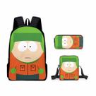 Conjunto de mochilas escolares South Parks Kyles Broflovskis 3 unidades