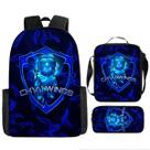 Conjunto de mochilas escolares Stumbles Guys Cartoon Anime para crianças