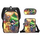 Conjunto de mochilas escolares Toca Bocas com bolsa de ombro e estojo para canetas