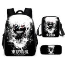 Conjunto de mochilas escolares Tokyos Ghouls Anime School, 3 unidades Conjunto de mochilas escolares Tokyos Ghouls Anime School, 3 unidades