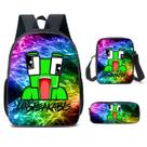 Conjunto de mochilas escolares Unspeakables, 3 peças com bolsa de ombro para crianças