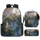 Conjunto de mochilas Hori-zons For-biddens Cartoon Kids School, 3 unidades