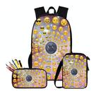 Conjunto de mochilas impressas em 3D para crianças, crianças e escolas com bolsa de lápis Conjunto de mochilas impressas em 3D para crianças, crianças e escolas com bolsa de lápis