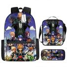 Conjunto de mochilas Kingdom Hearts Sora Anime School 3 unidades/lote Conjunto de mochilas Kingdom Hearts Sora Anime School 3 unidades/lote