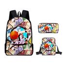Conjunto de mochilas Kurokos Basketballs Anime com impressão 3D para crianças