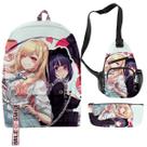 Conjunto de mochilas My Dress Up Darlins Cartoon Kids School 3 unidades