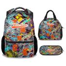 Conjunto de mochilas NICEFORNICE Custom Truck Kids com lancheira 3 em 1