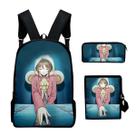 Conjunto de mochilas Occurultic Nines Anime School, 3 unidades com sapato