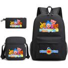 Conjunto de mochilas Plims Plims Cartoon Kids School Anime 3 unidades Conjunto de mochilas Plims Plims Cartoon Kids School Anime 3 unidades