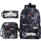 Conjunto de mochilas Sacola escolar impressa em anime para crianças