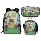 Conjunto de mochilas Sallys Faces Cartoon Kids School Nylon 3 unidades Conjunto de mochilas Sallys Faces Cartoon Kids School Nylon 3 unidades