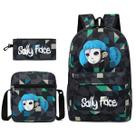 Conjunto de mochilas Sallys Faces School Students, 3 unidades com bolsa de ombro