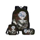 Conjunto de mochilas Sallys Faces School Students, 3 unidades com bolsa de ombro