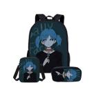 Conjunto de mochilas Sallys Faces School Students, 3 unidades com bolsa de ombro