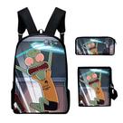 Conjunto de mochilas Solars Opposites Anime School, 3 unidades com lancheira