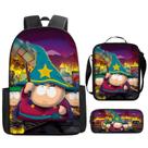 Conjunto de mochilas South Parks Erics Cartmans Anime School 3 unidades