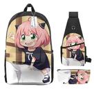 Conjunto de mochilas Spys Familys Anyas Forgers Anime School 3 unidades