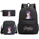Conjunto de mochilas Stray Kids Anime School, 3 peças com bolsa de ombro