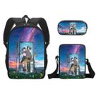 Conjunto de mochilas Suzumes no Tojimaris Iwatos Suzumes Munakatas
