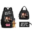 Conjunto de mochilas Toiletbounds Hanakokunss Anime 3 unidades para crianças
