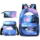 Conjunto de mochilas Umbrellas Academies School, 3 unidades para estudantes