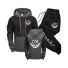 Conjunto De Moda Urbana Para Homens, Terno Casual De Esporte Para Outono E Inverno, Moletom Com