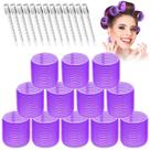 Conjunto de modeladores de cabelo Selizo Jumbo de 24 peças para cabelos longos e grossos Conjunto de modeladores de cabelo Selizo Jumbo de 24 peças para cabelos longos e grossos