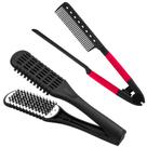 Conjunto de modelagem de cabelo CHENGU Boar Bristles Clamp Sightening Comb