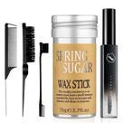 Conjunto de Modelagem de Cabelo SPRINGSUGAR - Cera em Bastão + Finalizador + Pente Conjunto de Modelagem de Cabelo SPRINGSUGAR - Cera em Bastão + Finalizador + Pente