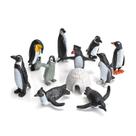 Conjunto de modelos Penguin, 11 peças de menor detalhe, colecionável, sólido Conjunto de modelos Penguin, 11 peças de menor detalhe, colecionável, sólido