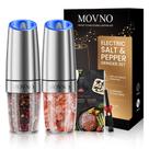 Conjunto de moedor de sal e pimenta MOVNO Electric com luz LED