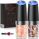 Conjunto de moedor de sal e pimenta Sangcon Electric com luz LED