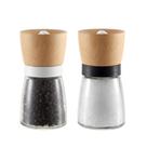 Conjunto de Moedor de Sal e Pimenta VEVOK CHEF em Cerâmica e Madeira
