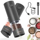 Conjunto de moedor elétrico de sal e pimenta SIMPLETASTE Recarregável