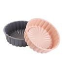 Conjunto de moldes de silicone para bolo de flores de 2 peças antiaderente, flexível
