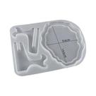 Conjunto De Moldes De Silicone Para Porta-Retratos Quadrados E Redondos DIY, Molde De Resina Epóxi