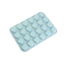 Conjunto de moldes redondos de silicone de 24 cavidades para bolos e doces