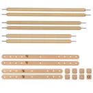 Conjunto de molduras em ponto cruz Arabeska Beech Hardwood