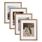 Conjunto de molduras para fotos DesignNovation Gallery Wood Rustic Brown