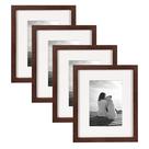 Conjunto de molduras para fotos Designovation Gallery Walnut Brown 8x10/5x7