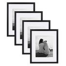 Conjunto de molduras para fotos Designovation Gallery Wood Black 11x14/8x10